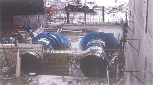 Oakland Dam Draft Tubes